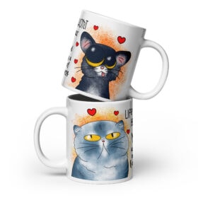 Cup of Purr-fection Mug | Cozy Cat Hug Coffee Cup