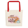 Cutest Pumpkin in the Patch Tote Bag | Cozy Fall Vibes – red