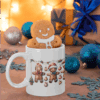 Gingerbread Friends Merry Christmas Mug | Festive Holiday Cup