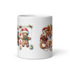 Gingerbread Friends Merry Christmas Mug | Festive Holiday Cup – white front