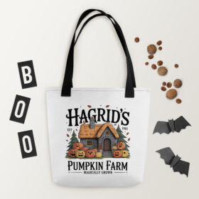 Hagrid’s Pumpkin Farm Tote Bag | Magical Autumn Harvest Design