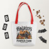 Hagrid’s Pumpkin Farm Tote Bag | Magical Autumn Harvest Design – red