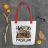 Hagrid’s Pumpkin Farm Tote Bag | Magical Autumn Harvest Design – red