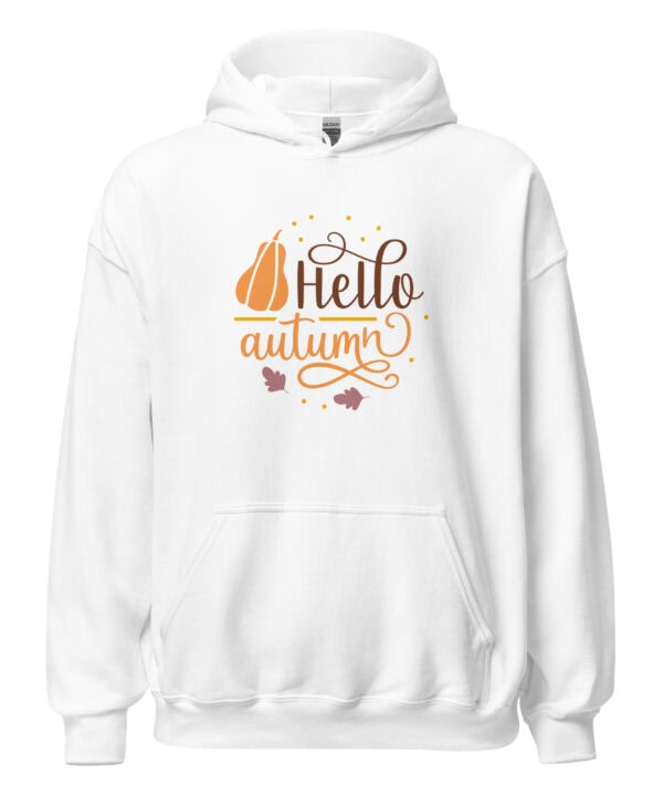 Hello Autumn Hoodie | Cozy Fall Vibes – white front