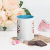 Hello Fall Mug with Color Inside – inside blue front