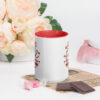 Hello Fall Mug with Color Inside – inside red front