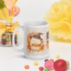 Hocus Pocus Mug | I Need Coffee to Focus Halloween Cup – white handle left