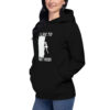 I Like To Get High | Rock Climbing Unisex Hoodie – black left front
