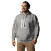 I Like To Get High | Rock Climbing Unisex Hoodie – grey left front