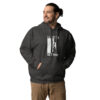 I Like To Get High | Rock Climbing Unisex Hoodie – charcoal heather front