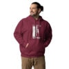I Like To Get High | Rock Climbing Unisex Hoodie – maroon front