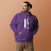 I Like To Get High | Rock Climbing Unisex Hoodie – purple front