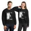 I Like To Get High | Rock Climbing Unisex Sweatshirt – black front