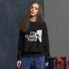 I’d Climb That | Funny Rock Climbing Unisex Sweatshirt – black front