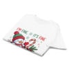 I’m Fine, It’s Fine, Just Having a Meltdown | Women’s Holiday Softstyle T-Shirt – white front