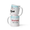 Mariam Mug – Arabic Calligraphy with Heart | Grace & Light Gift – white front