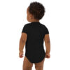 My 1st Christmas Blue Edition Baby Bodysuit | Organic Cotton Holiday Outfit – blue black back