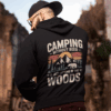 Camping Without Beer Zip Hoodie | Funny Outdoor Adventure Sweatshirt