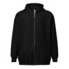 Camping Without Beer Zip Hoodie | Funny Outdoor Adventure Sweatshirt – black front