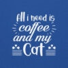 Coffee and My Cat Sweatshirt | Cozy Feline & Caffeine Vibes – royal front