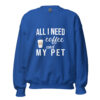 Coffee and My Pet Sweatshirt | Caffeine & Companionship Vibes – royal front