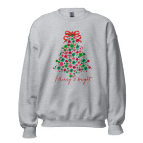 Merry & Bright Sweatshirt | Festive Holiday Cheer