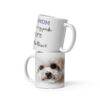 Maltese Dog Mom Mug | My Title, My Pride, My Joy – white front