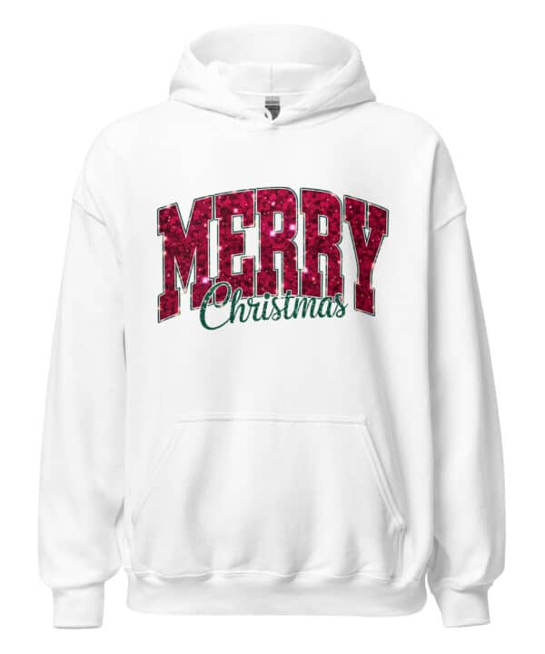 Merry Christmas Hoodie Classic Festive Dtflex Print