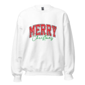 Merry Christmas Sweatshirt | Classic Festive Style