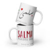 Salma Mug | Peaceful Soul – Arabic Calligraphy Design – white front 6