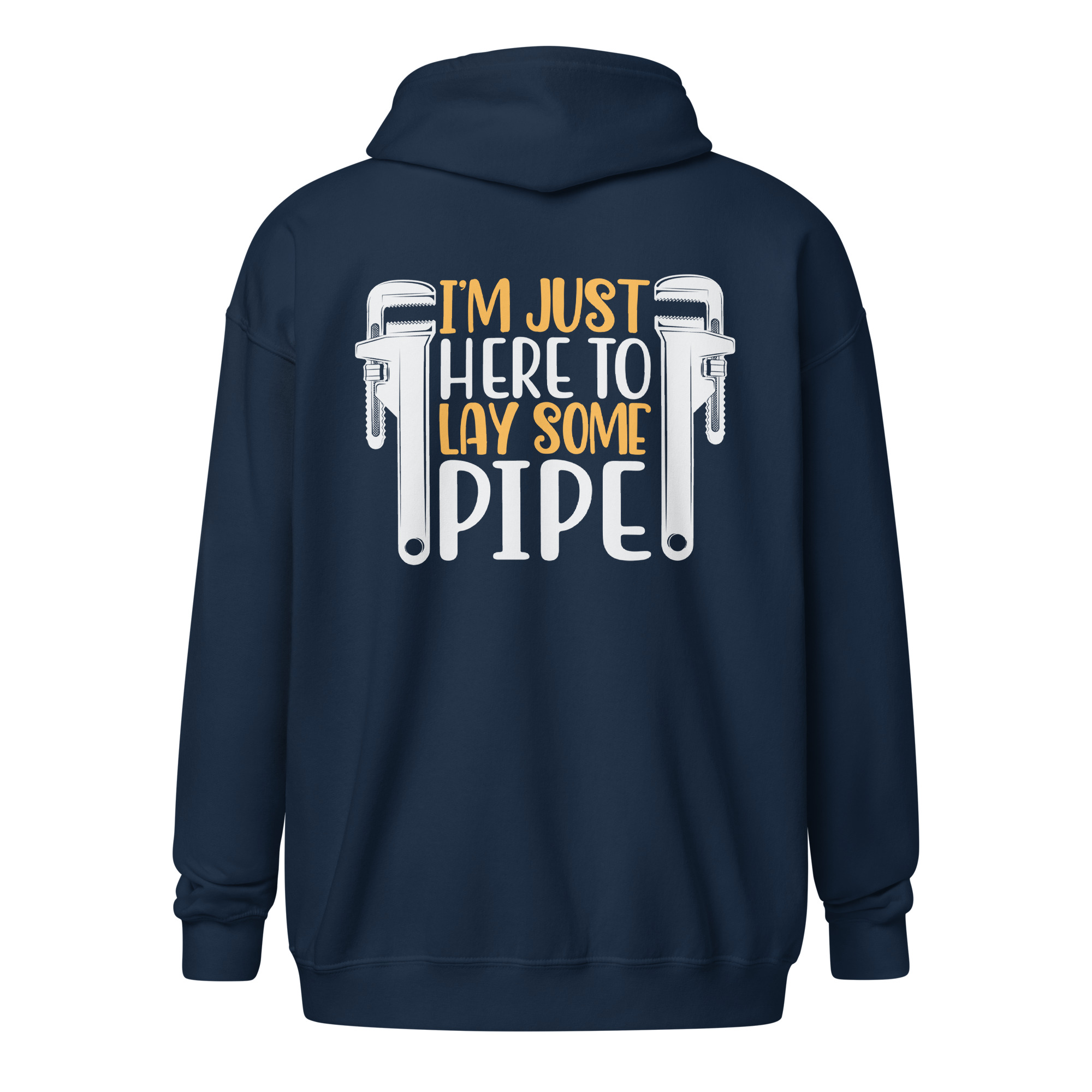 Lay Some Pipe Hoodie | Funny Plumber Gift - Image 5