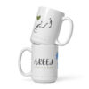 Areej Mug | Fragrance of Bloom – white front