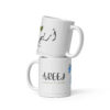Areej Mug | Fragrance of Bloom – white front