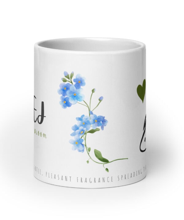 Areej Mug | Fragrance of Bloom – white front