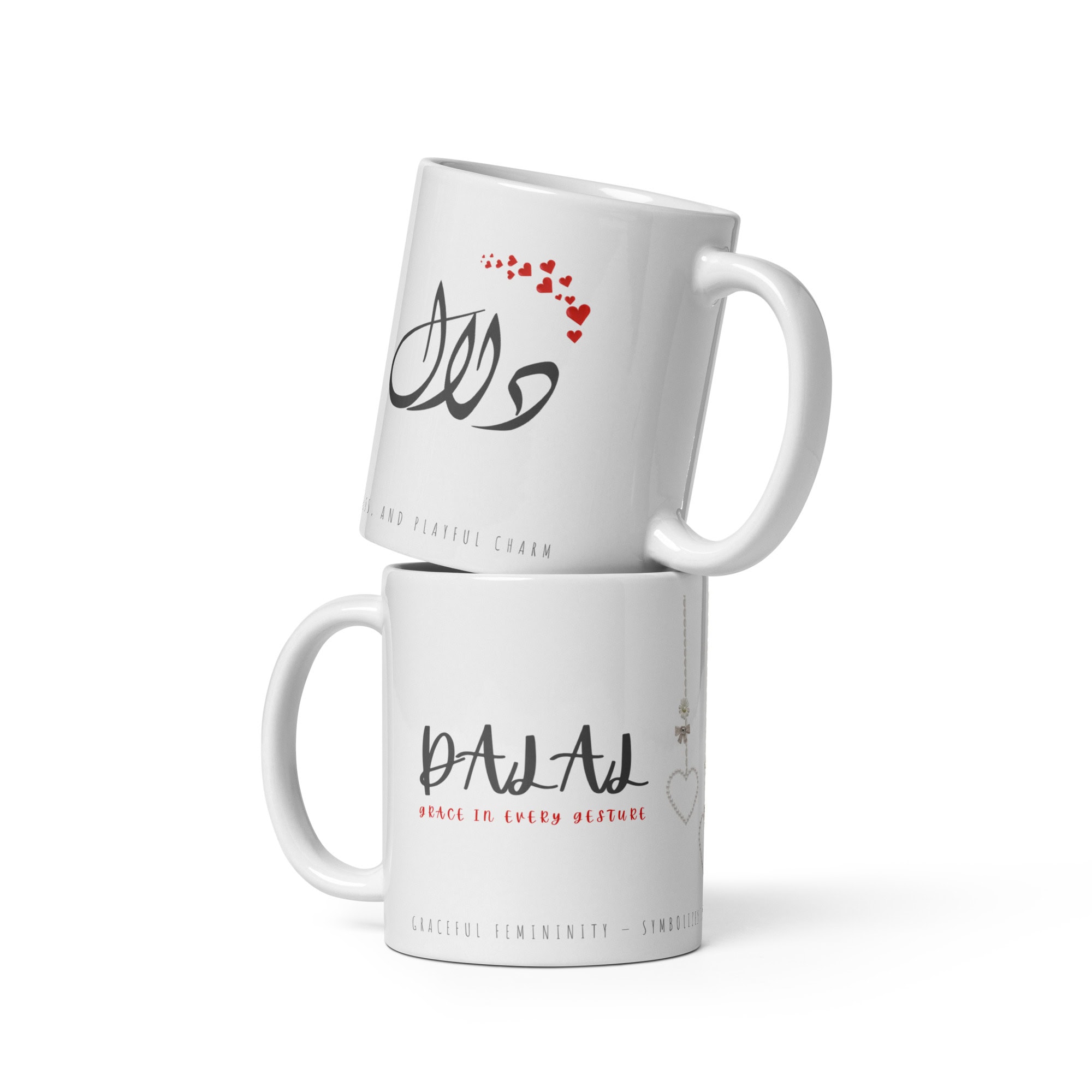 Dalal Mug | Grace in Every Gesture â white front