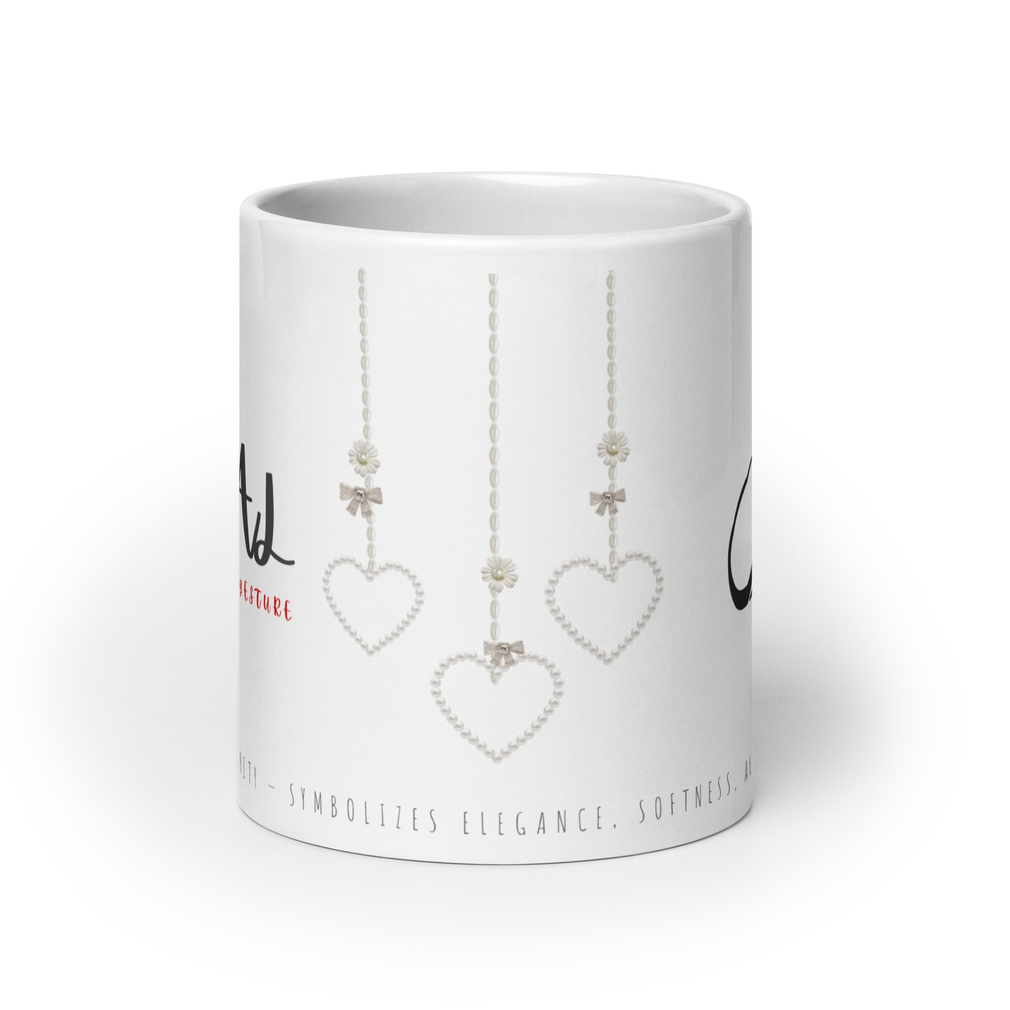 Dalal Mug | Grace in Every Gesture â white front