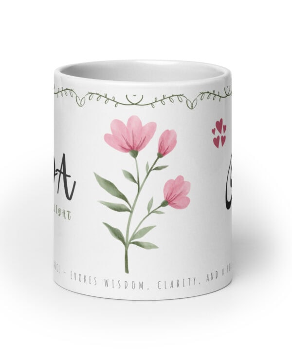Huda Mug | Guided by Light – white front