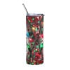 Christmas Lights Tumbler | Festive Colorful Holiday Cup – white back