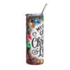 Christmas Lights Tumbler | Festive Colorful Holiday Cup – white right