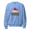Merry Christmas Sweatshirt | Festive Holiday Cheer – blue front