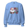 Santa Ho Ho Ho Sweatshirt | Playful Christmas Cheer – blue front