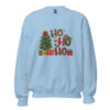 Ho Ho Ho Christmas Sweatshirt | Festive Holiday Fun – blue front