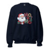Santa Ho Ho Ho Sweatshirt | Playful Christmas Cheer – navy front