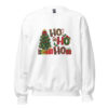 Ho Ho Ho Christmas Sweatshirt | Festive Holiday Fun – white front