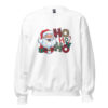 Santa Ho Ho Ho Sweatshirt | Playful Christmas Cheer – white front