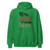 Dear Santa It Was the Cat Hoodie | Funny Christmas Sweatshirt – green front
