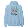 Dear Santa It Was Just a Phase Hoodie | Funny Christmas Sweatshirt – blue front