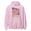 Dear Santa It Was the Cat Hoodie | Funny Christmas Sweatshirt – pink front