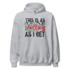 This Is As Merry As I Get Hoodie | Funny Christmas Sweatshirt – grey front
