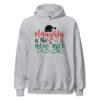 Naughty Is the New Nice Hoodie | Funny Christmas Sweatshirt – grey front